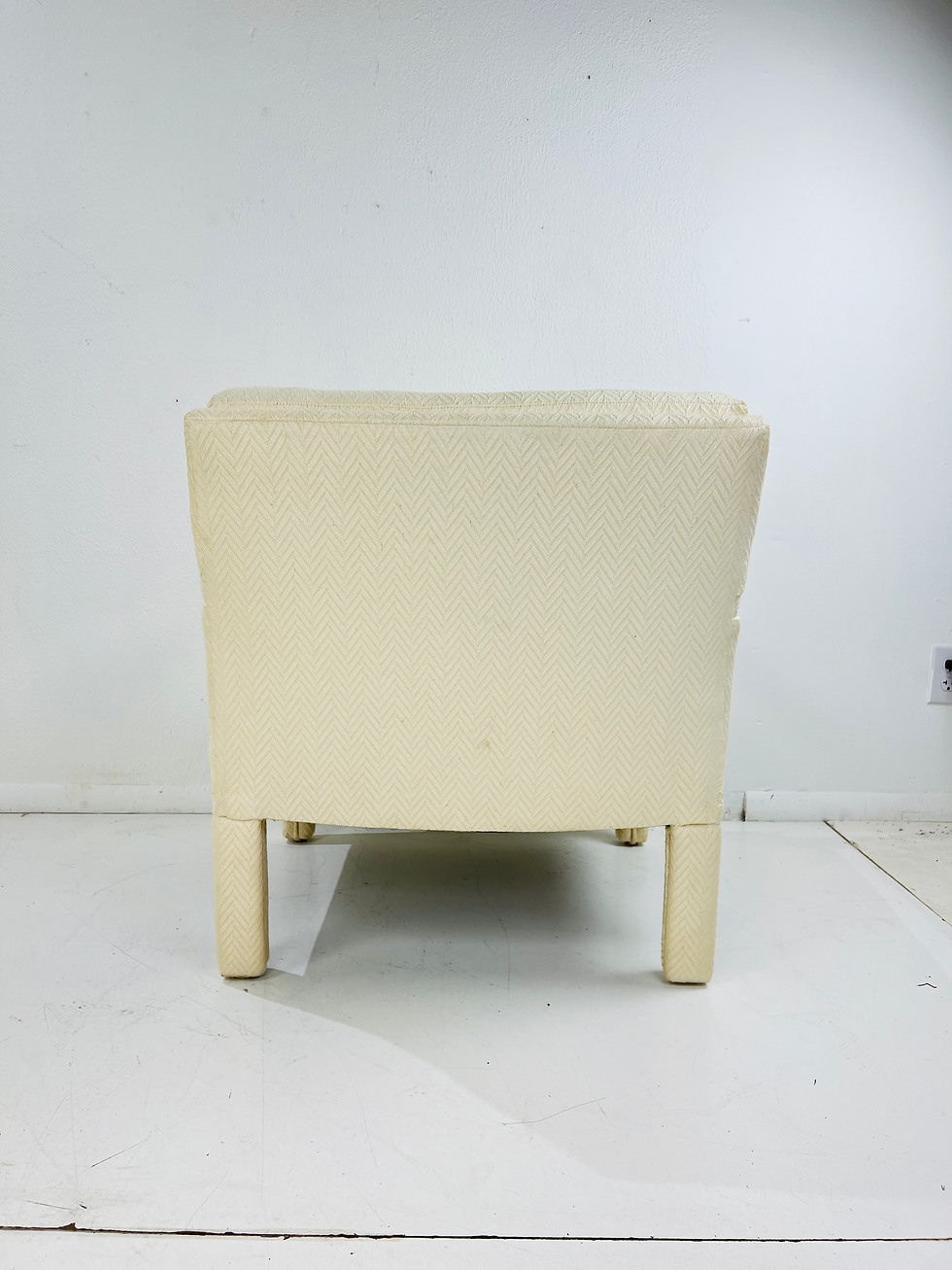 Thumbnail: #1631 Pair of Milo Baughman Style Parsons Chairs