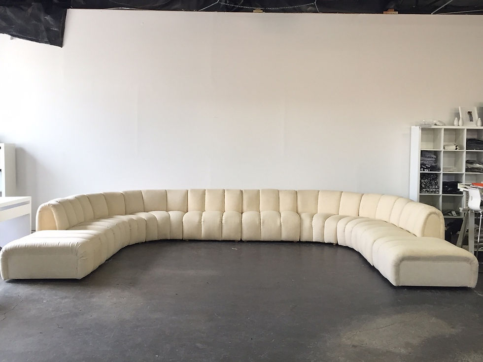 Thumbnail: Monumental 10Pc Channel Sofa