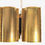 Thumbnail: #2846 Brass Brutalist Tube Pendant with a Cluster of 4 Tubes
