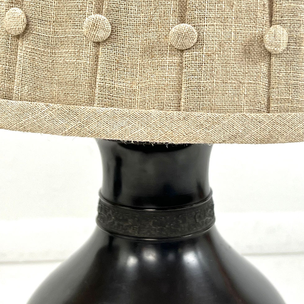 Thumbnail: #1615 Pair of Frederick Cooper Lacquered Porcelain and Bronze Table Lamps