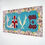 Thumbnail: #1376 "Love Too" Needlepoint Wall Art by Paul Smith