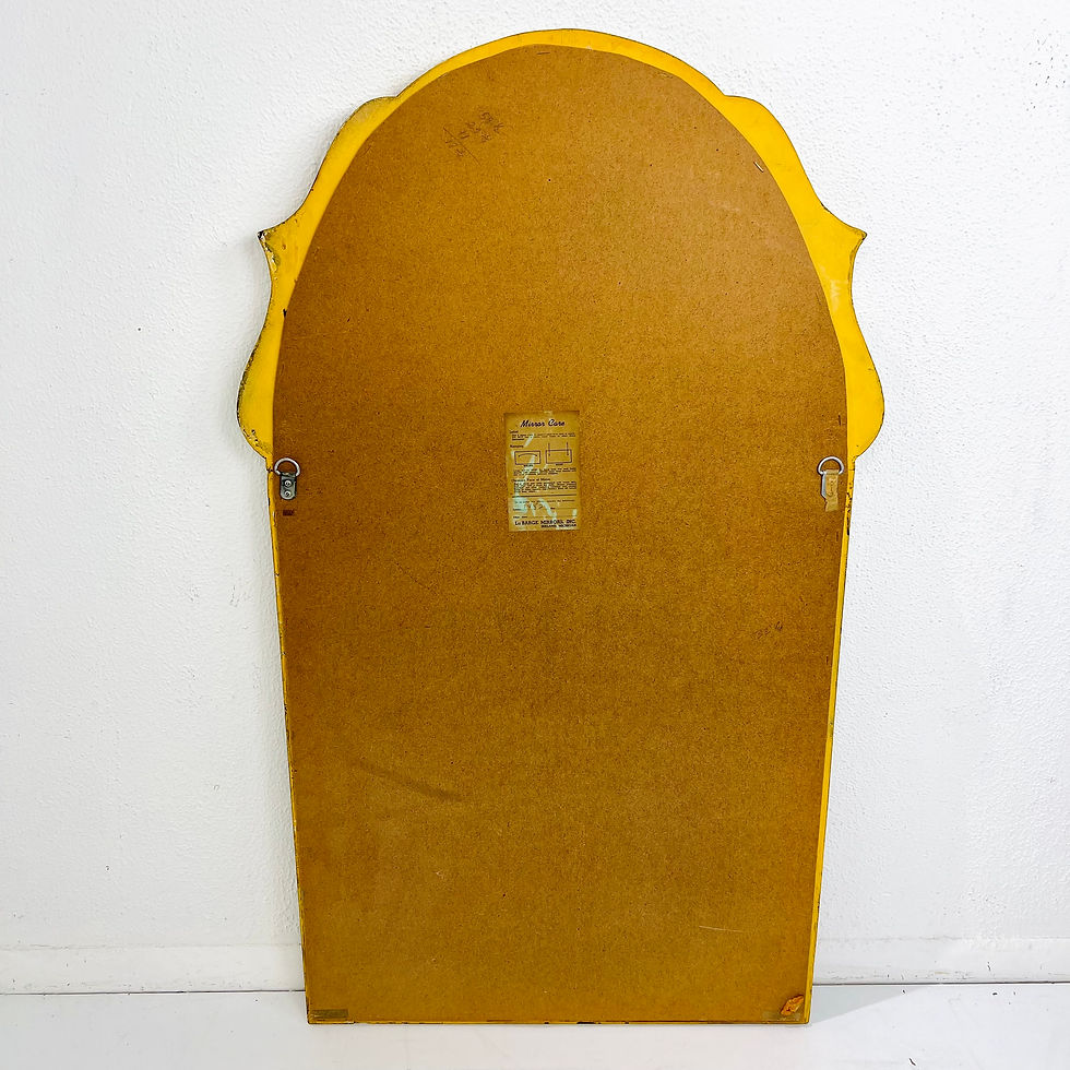 Thumbnail: #1341 Mid 20th Century Italian Regency Parclose Wall Mirror