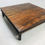 Thumbnail: #4804 Oversized Rustic Rosewood Coffee Table