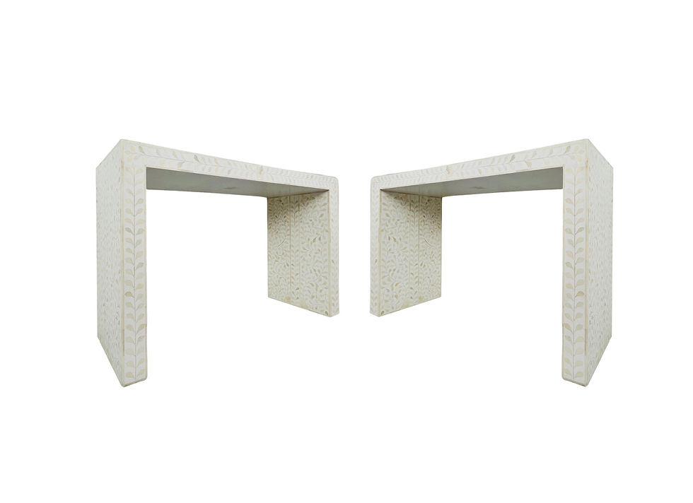 Thumbnail: #1282 Pair of Inlaid Entry Tables