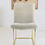 Thumbnail: #1305 Set of 4 Brass Milo Baughman Dining Chairs