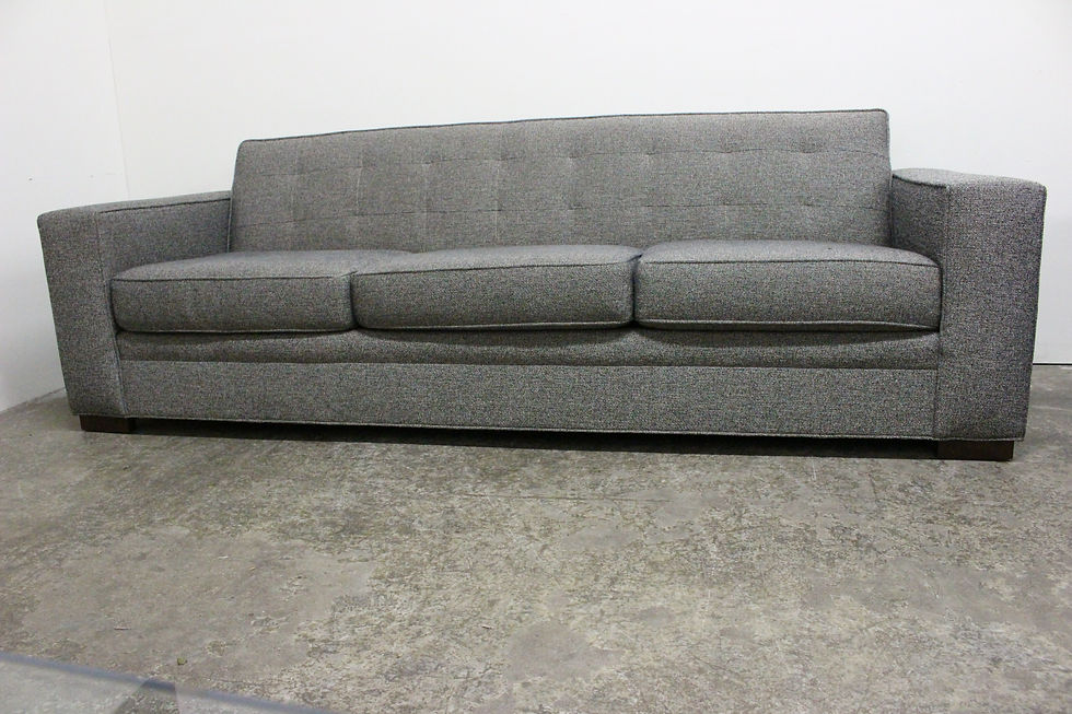 Thumbnail: 8738 Black Tweed Sofa