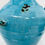 Thumbnail: #1223 Pair of French Blue Ceramic Urns