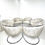 Thumbnail: #1600 Set of 6 Faux Croc Leather Thonet Club Tub Chairs