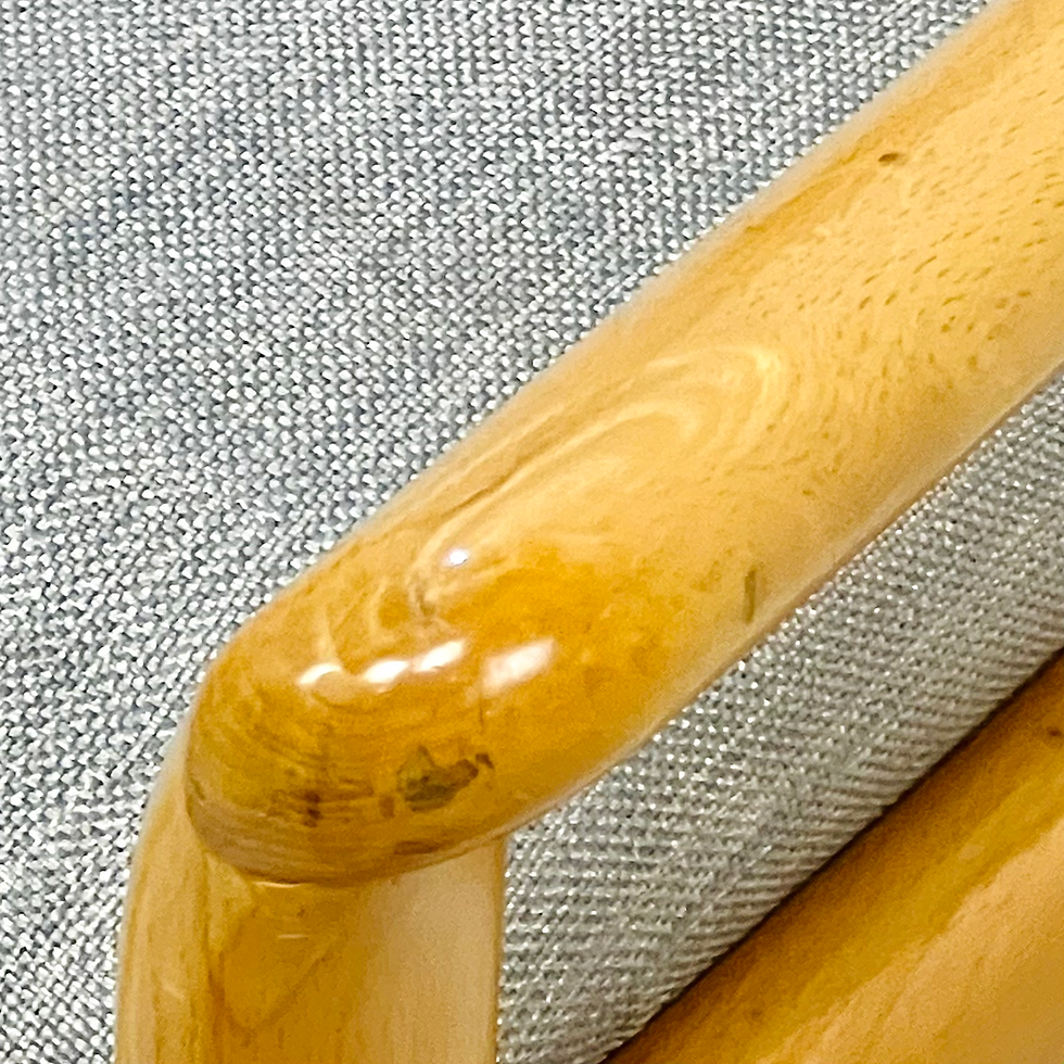Thumbnail: #2011 Set of 4 Italian Modern Oak Dining Chairs