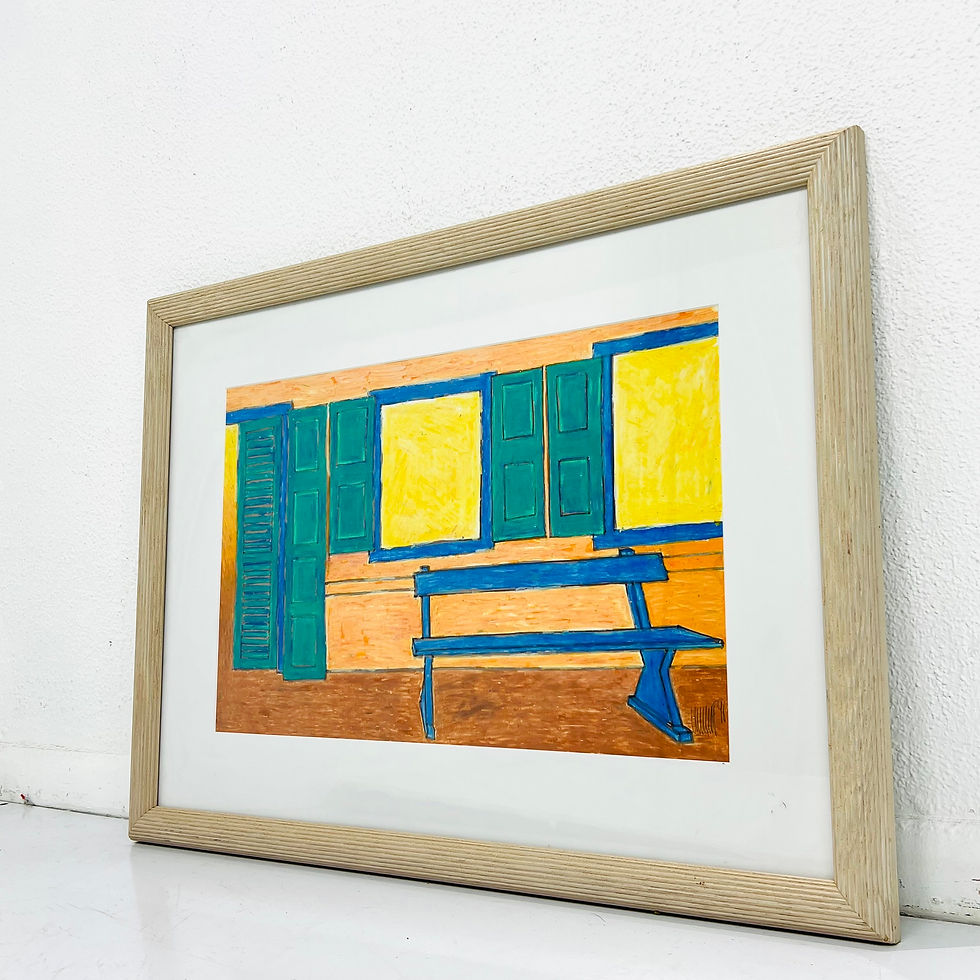 Thumbnail: #1259 Contemporary Still Life Oil Pastel