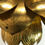 Thumbnail: #1569 Pair of Brass Large Lotus Pendants