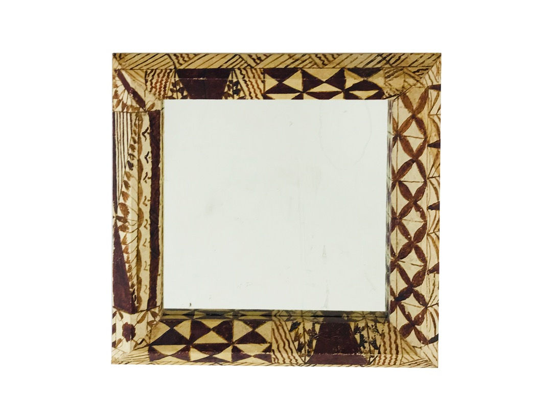 #7979 Batik Leather Cowhide Mirror