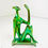 Thumbnail: #997 Zsolnay Eosin "Sun Worshipper" Art Deco Figurine