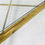 Thumbnail: #5877 Mastercraft Brass Coffee Table
