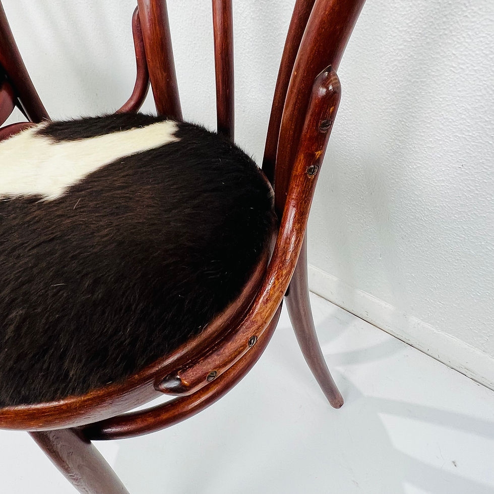 Thumbnail: #1219 Bentwood Cowhide Chair (One Available)