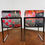 Thumbnail: #1093 Set of 4 Chrome Frame Dining Chairs