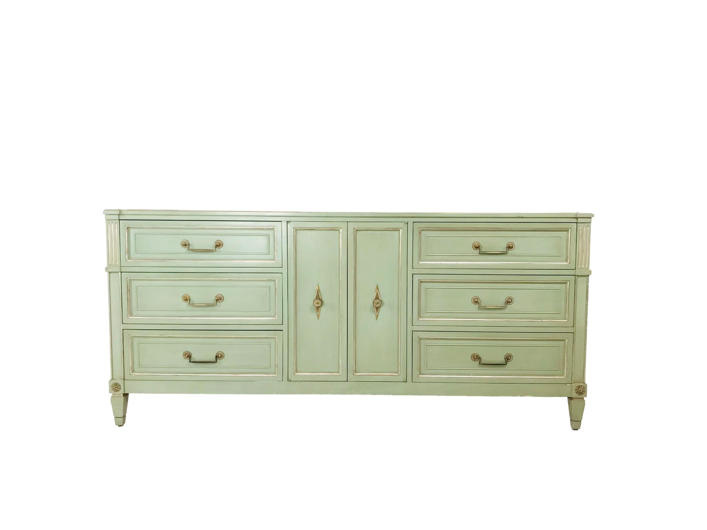 #5984 Mint Green Dresser