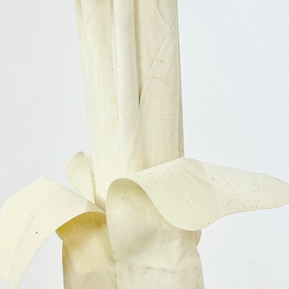 Thumbnail: #1958 Custom 9' Canvas & Wood Banana Tree