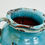 Thumbnail: #1223 Pair of French Blue Ceramic Urns
