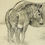 Thumbnail: #1624 Vintage 1980s Zebra Pencil Drawing