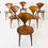 Thumbnail: #4017 Set of Six Cherner Dining Chairs for Plycraft