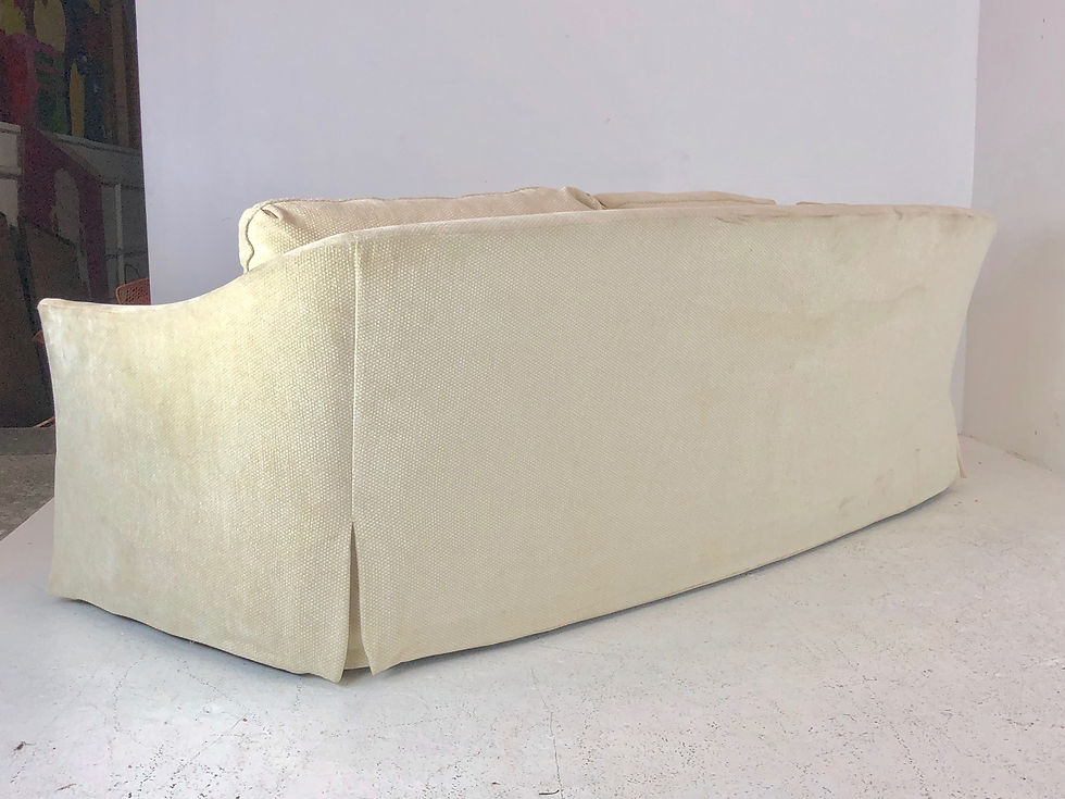 Thumbnail: #4033 A. Rudin Curved Sofa