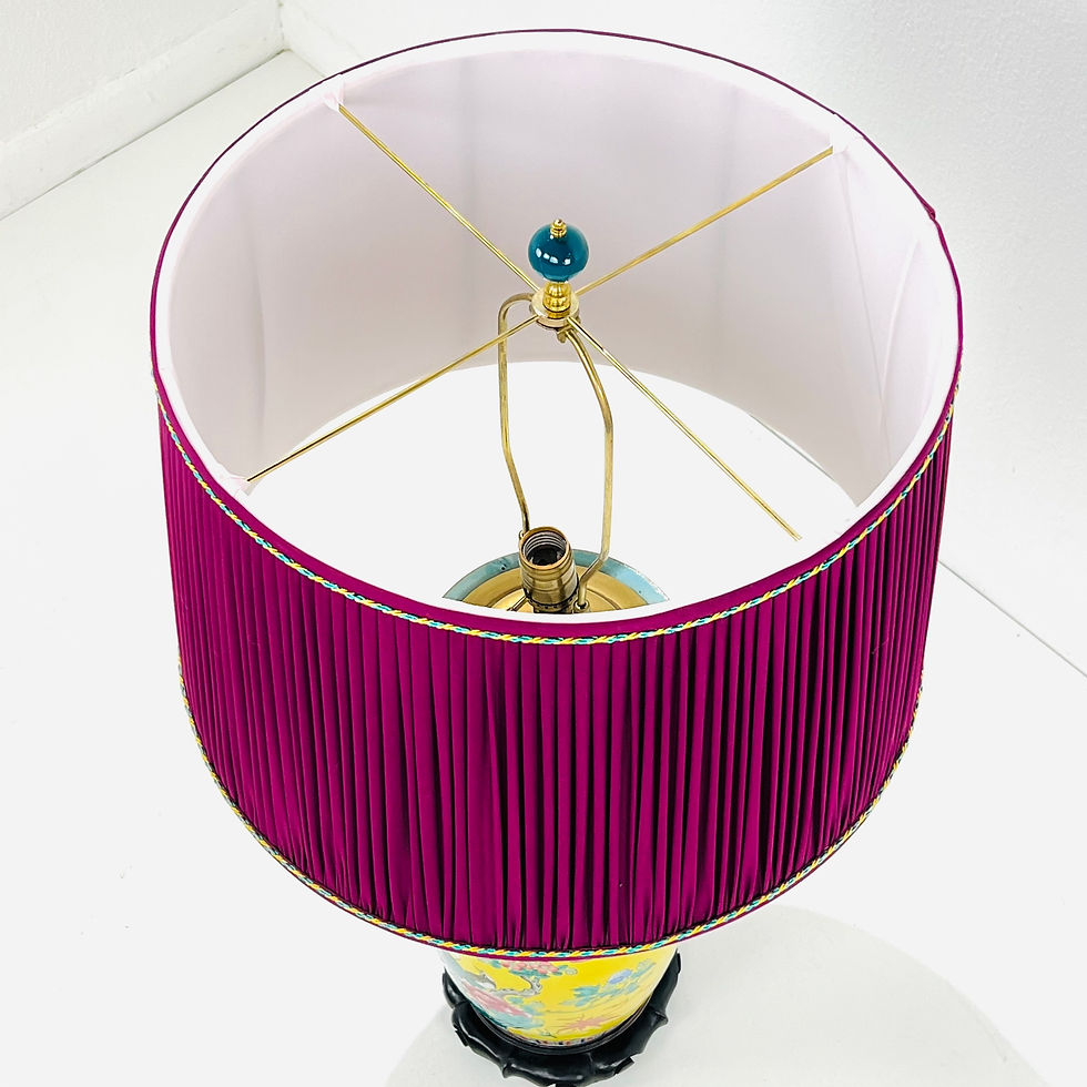 Thumbnail: #1540 Antique Chinese Vase Lamp