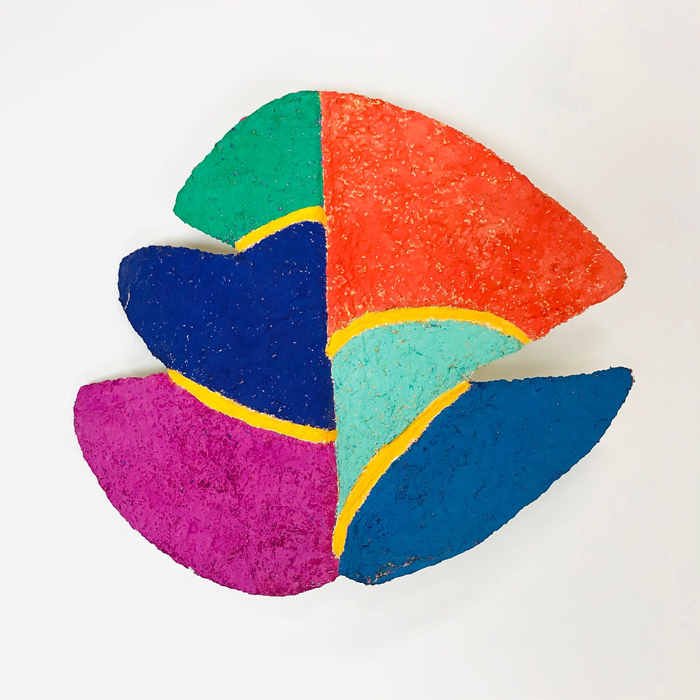 Thumbnail: #5430 Barbara Schwartz Papier Mache Wall Art