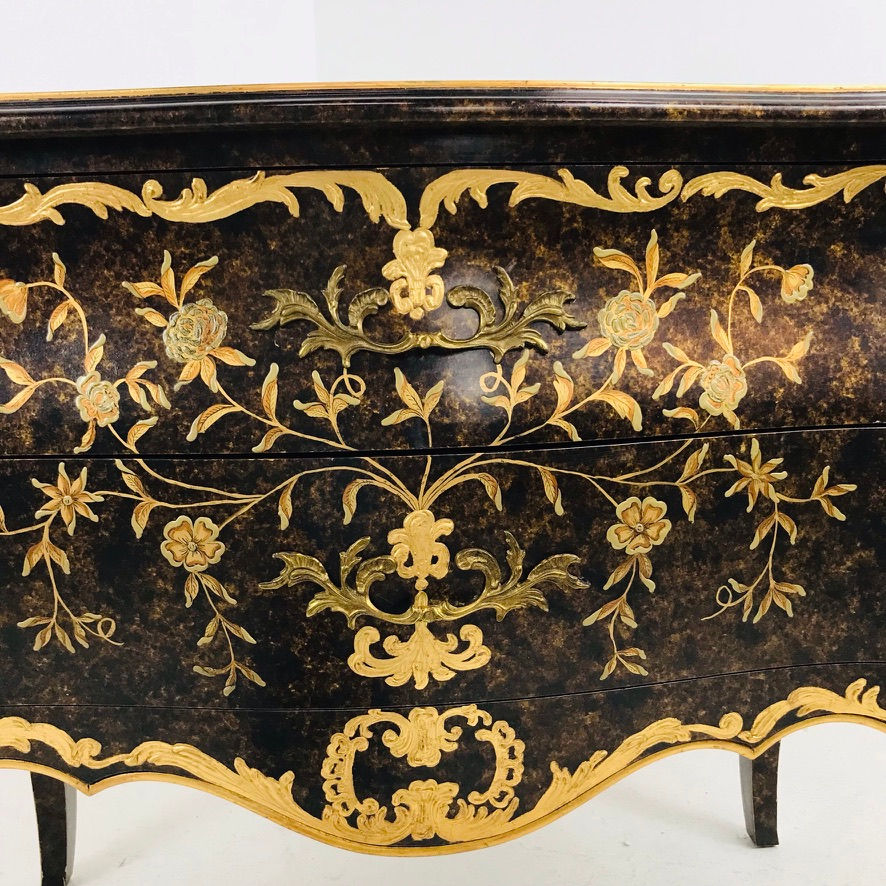Thumbnail: #5838 Gold Leaf Widdicomb Chest / Commode
