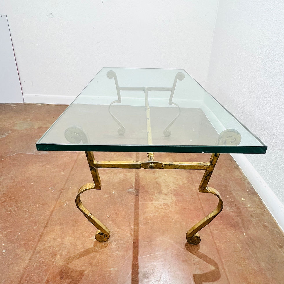 Thumbnail: #1111 Spanish Gilt Iron Coffee Table