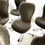 Thumbnail: #1732 Set of 10 Mohair "Ion" Chairs by Gideon Kramer