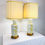 Thumbnail: #5289 Pair of Yellow Chinoiserie Lamps