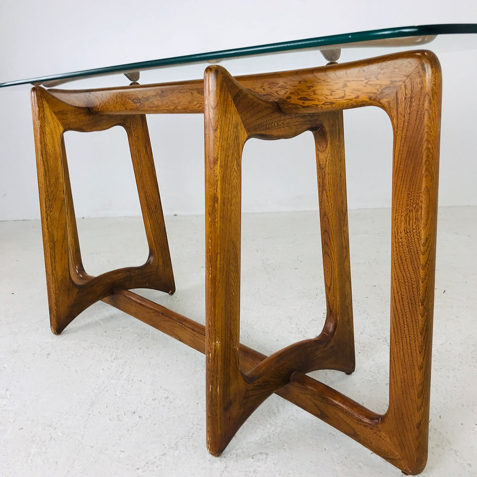 Thumbnail: #4946 Adrian Pearsall Mid-Century Sculptural Walnut Console Table