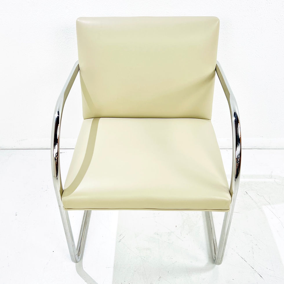 Thumbnail: #1767 Set of 8 Knoll Tubular Brno Chairs