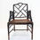 Thumbnail: #1768 Set of 6 Faux Bamboo Chippendale Chairs