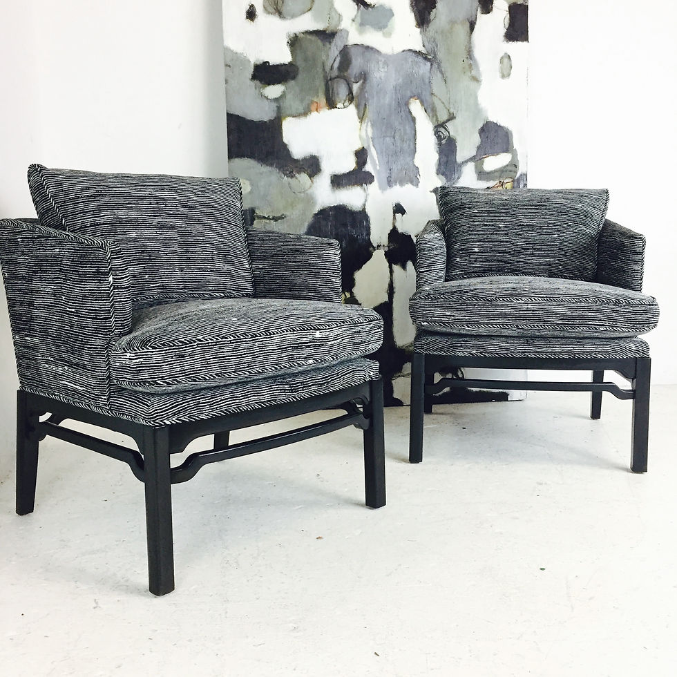 Thumbnail: #2944 Pair of Modern Ming Chairs