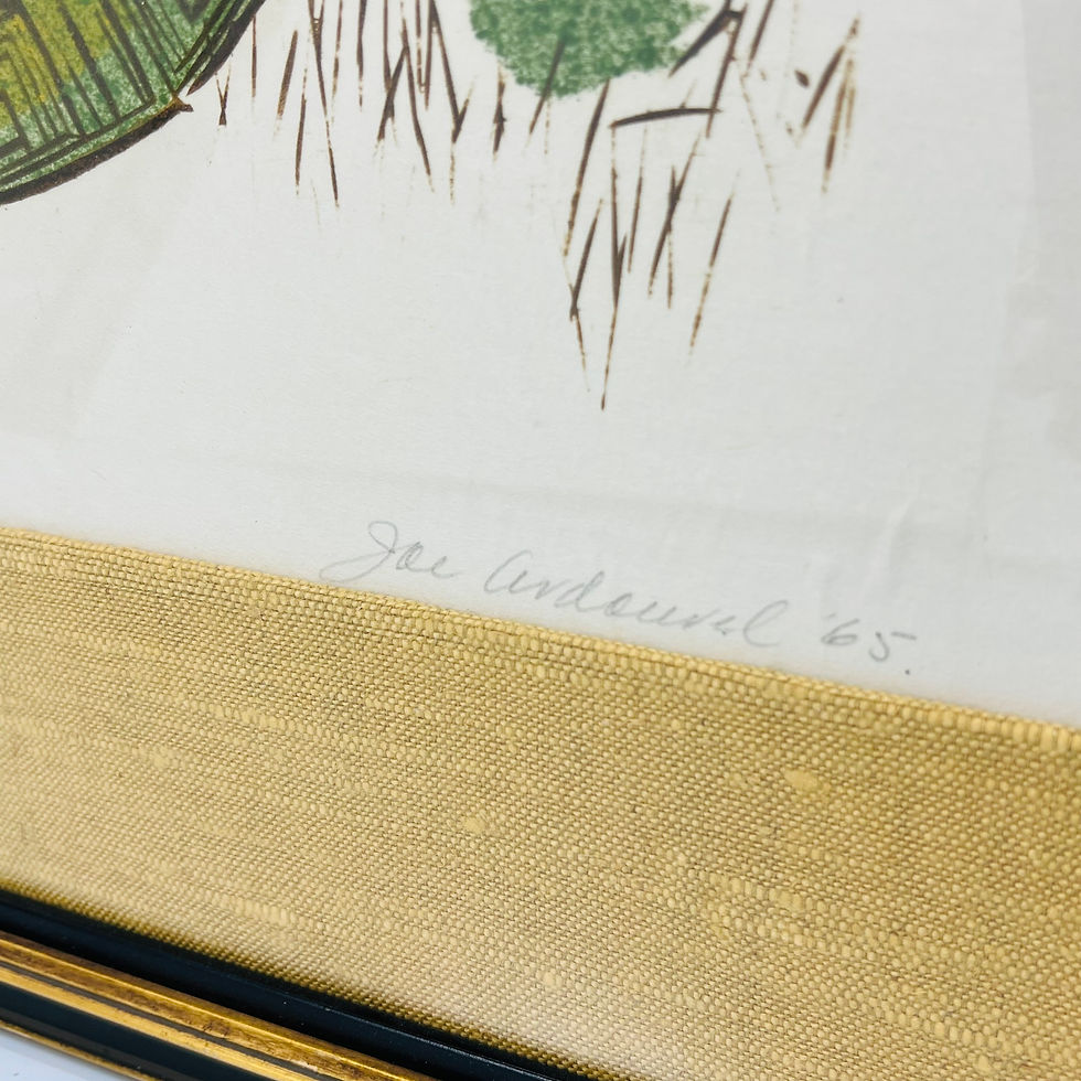 Thumbnail: #1241 "Mud Turtle" Serigraph by Joe Aurdourel
