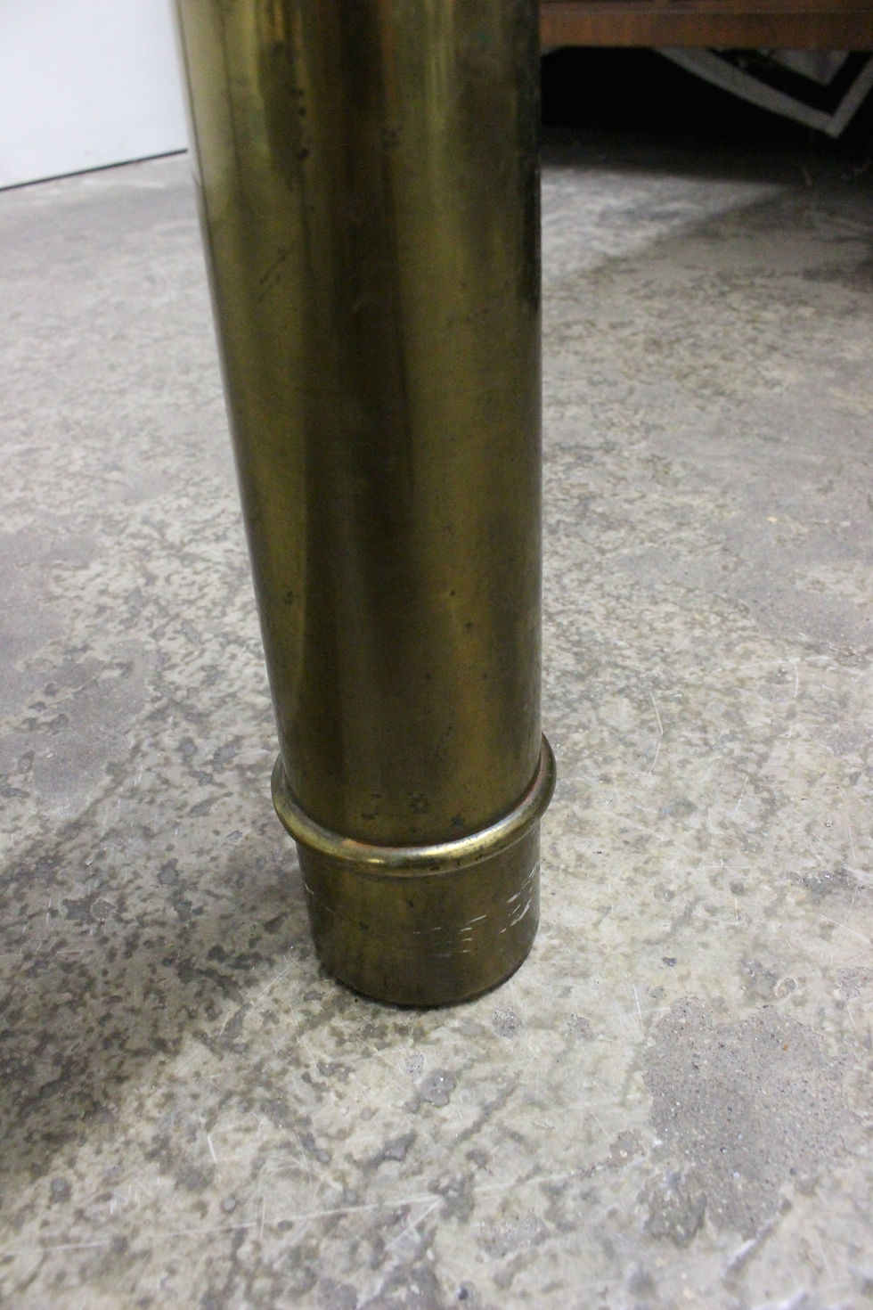 Thumbnail: #8836 70s Brass Mastercraft Coffee Table