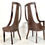 Thumbnail: #4105 Set of 4 Tall Back Walnut Side Chairs