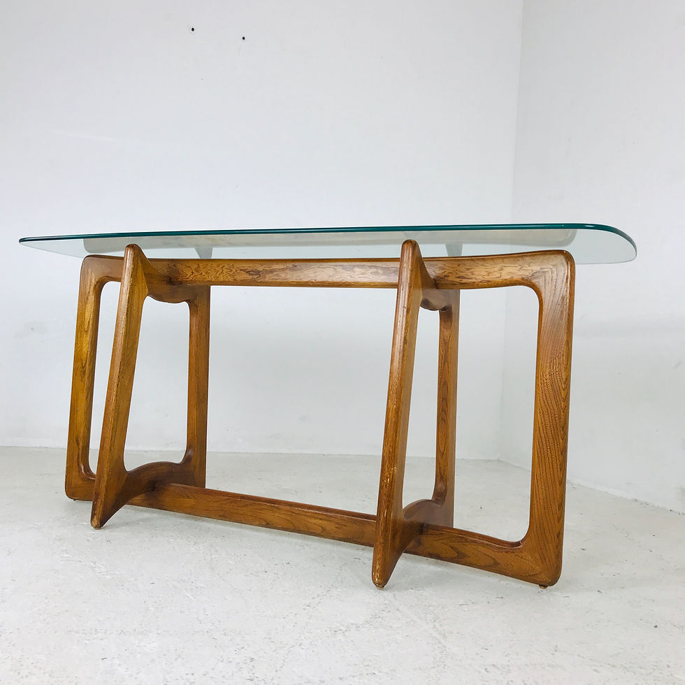 Thumbnail: #4946 Adrian Pearsall Mid-Century Sculptural Walnut Console Table