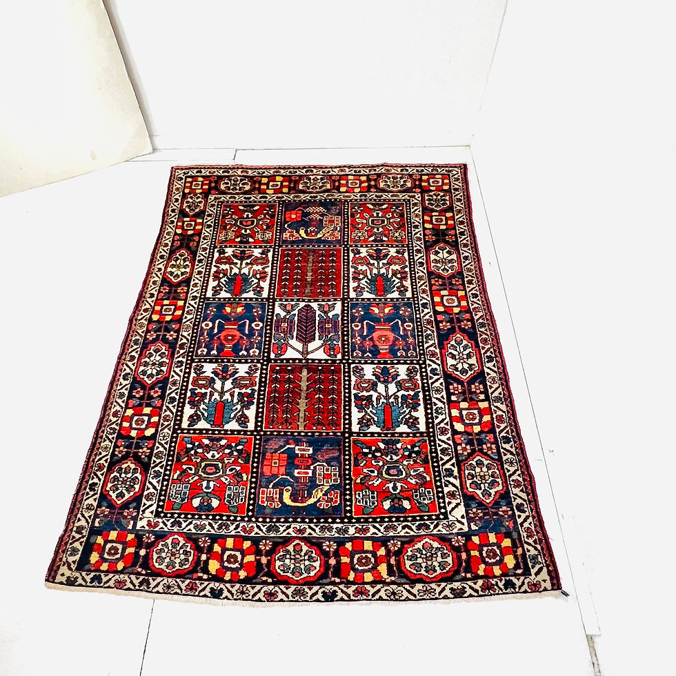 Thumbnail: #1840 Vintage Persian Bakhtiari "Garden" Rug