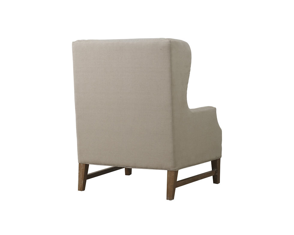 Thumbnail: #6542 Linen Wing Chair