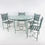 Thumbnail: #5787 Vintage Patio Table and Chairs in the Style of Salterini