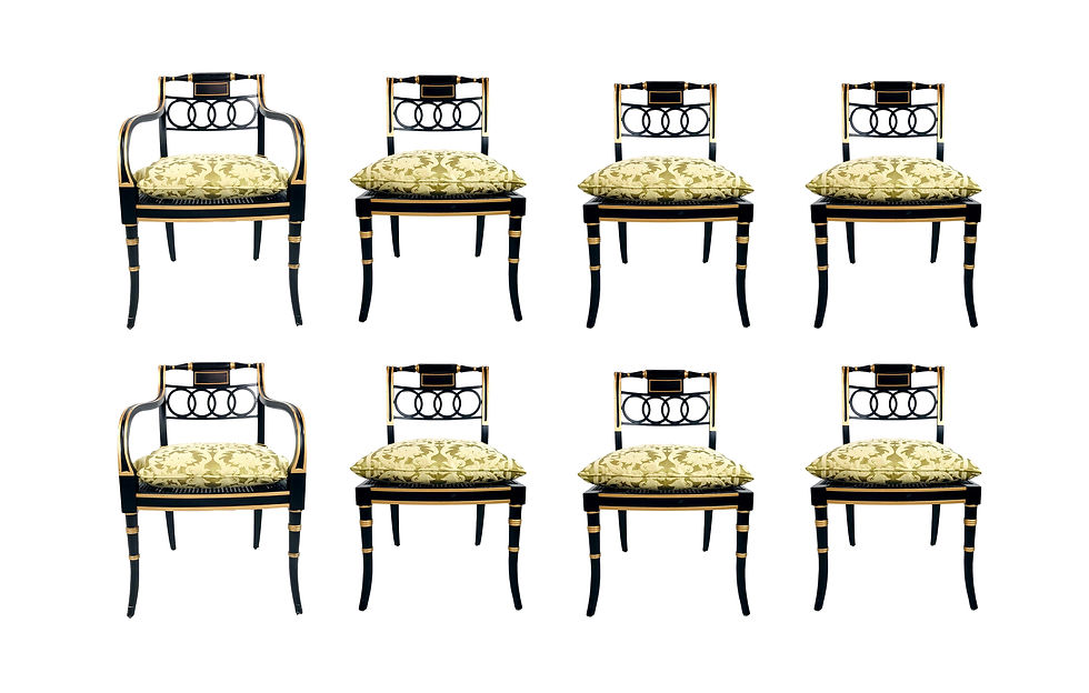 #5628 Set of 8 Baker Charleston Collection Chairs