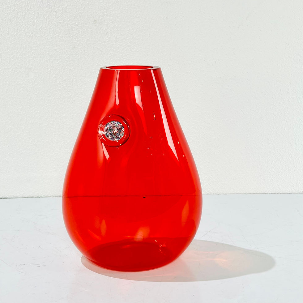 Thumbnail: #1547 Vintage Fratelli Toso Murano Murrine Art Glass Vase