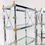 Thumbnail: #5694 Pair of Chrome and Brass Étagères