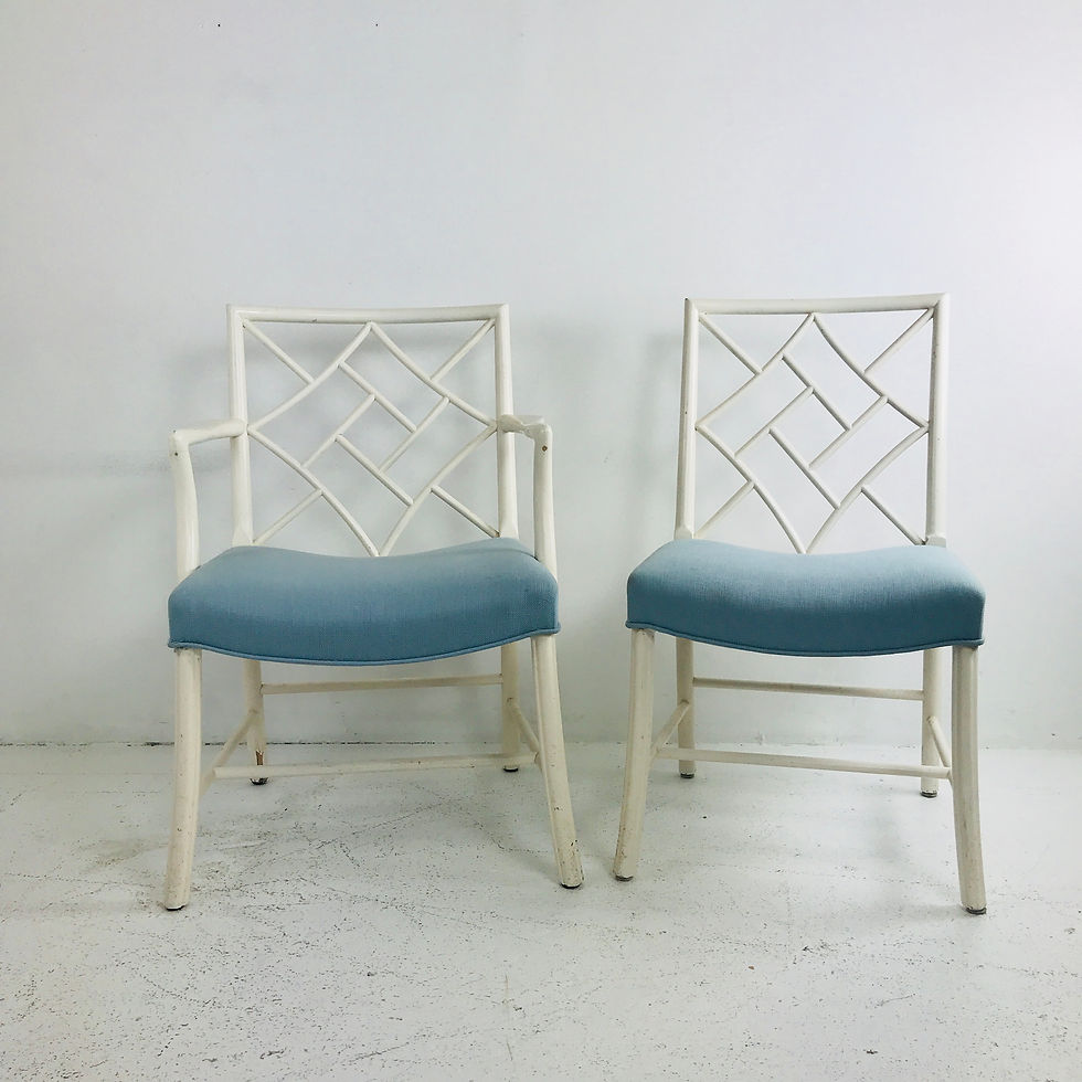 Thumbnail: #3686 Set of Six Chippendale Cockpen Dining Chairs