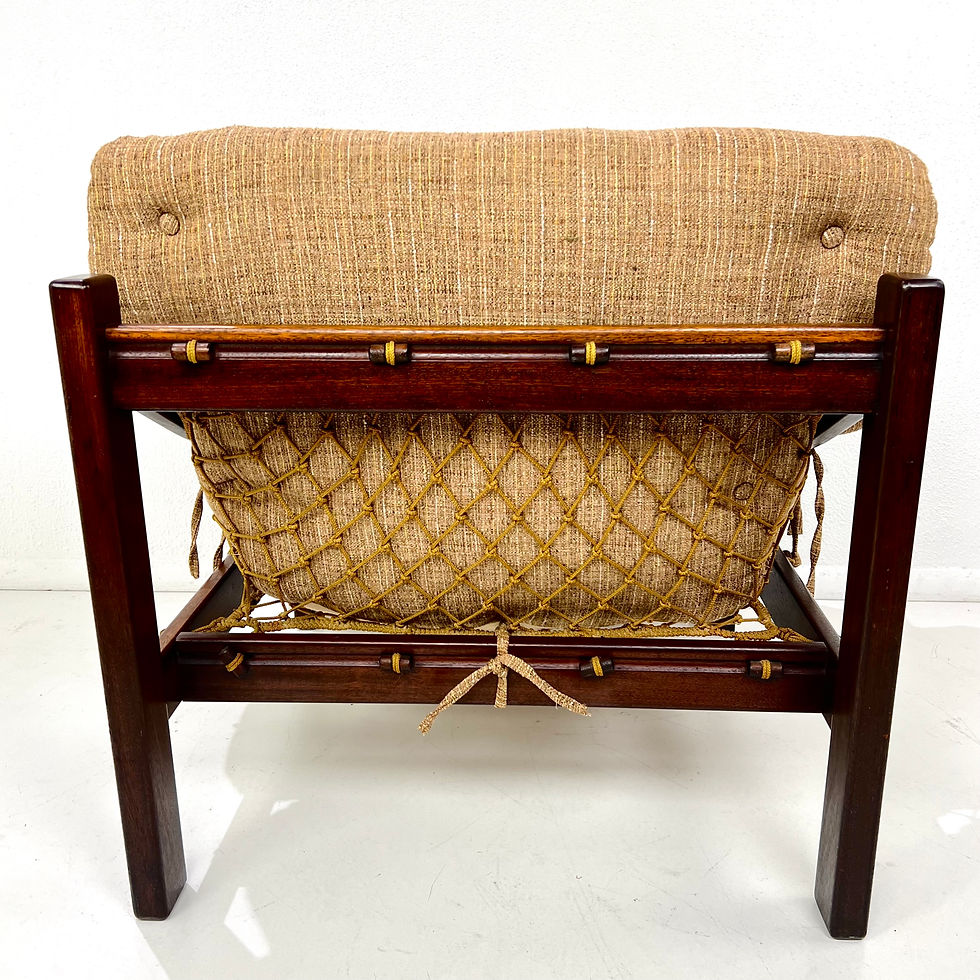 Thumbnail: #1709 Brazilian Rosewood "Amazonas" Sofa & Chair by Jean Gillon for Italma