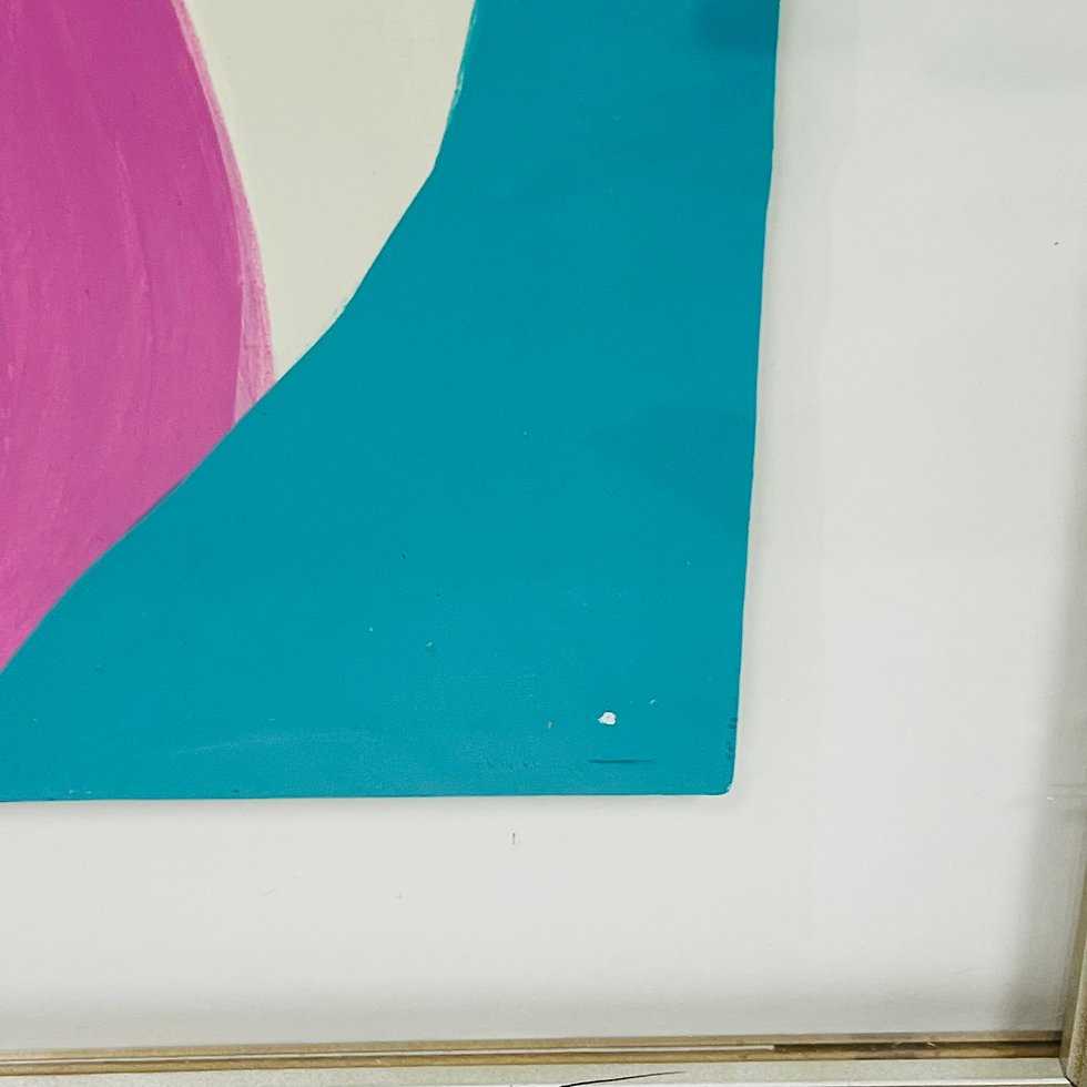Thumbnail: #2005  Framed Contemporary Abstract Acrylic Art
