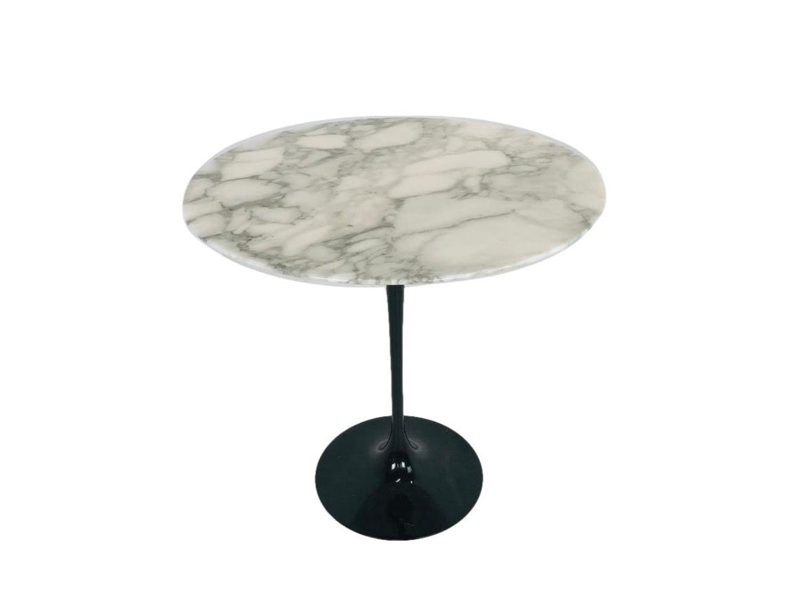 #5765 Saarinen Marble Top Tulip Side Table